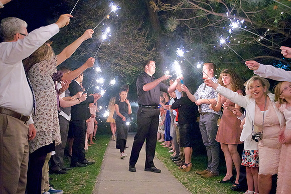 Sparkler Send Off 007