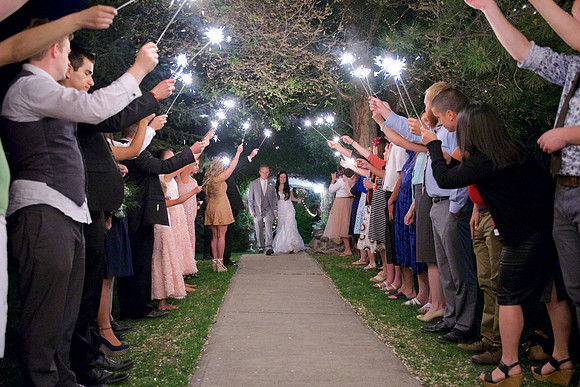 Sparkler Send Off 008