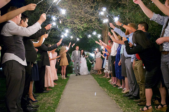 Sparkler Send Off 009