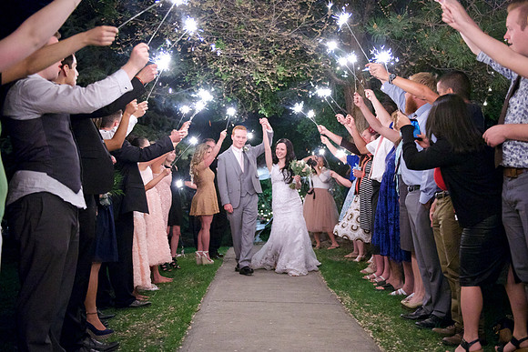 Sparkler Send Off 010