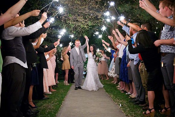 Sparkler Send Off 012