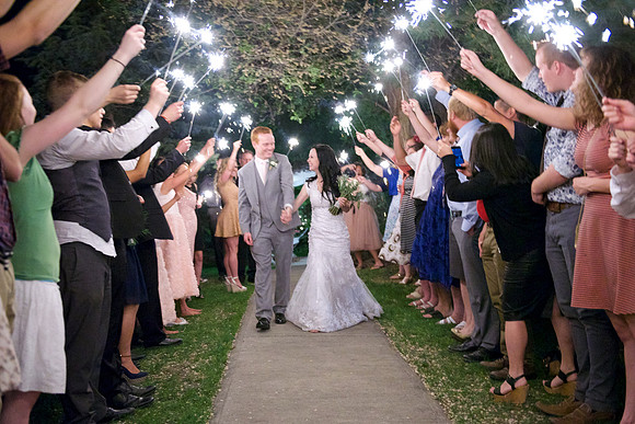 Sparkler Send Off 013
