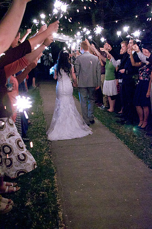 Sparkler Send Off 015