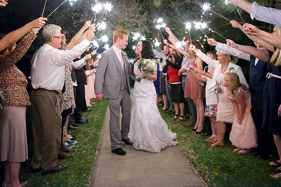 Sparkler Send Off 016