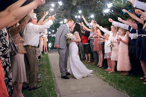 Sparkler Send Off 017