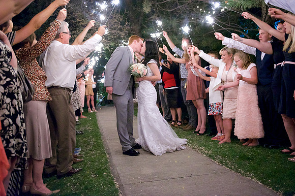 Sparkler Send Off 018