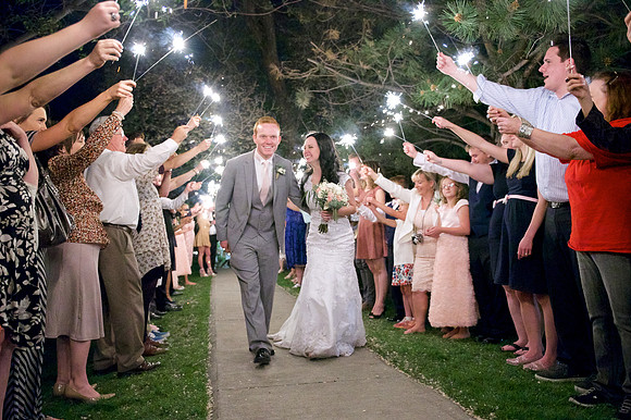 Sparkler Send Off 020